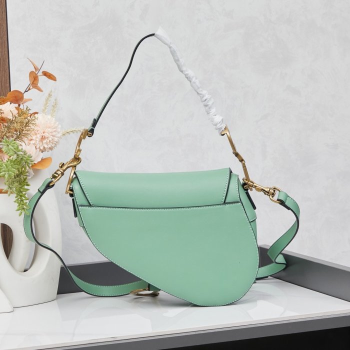 Сумка кожаная женская Dior Saddle 24 см фото 5