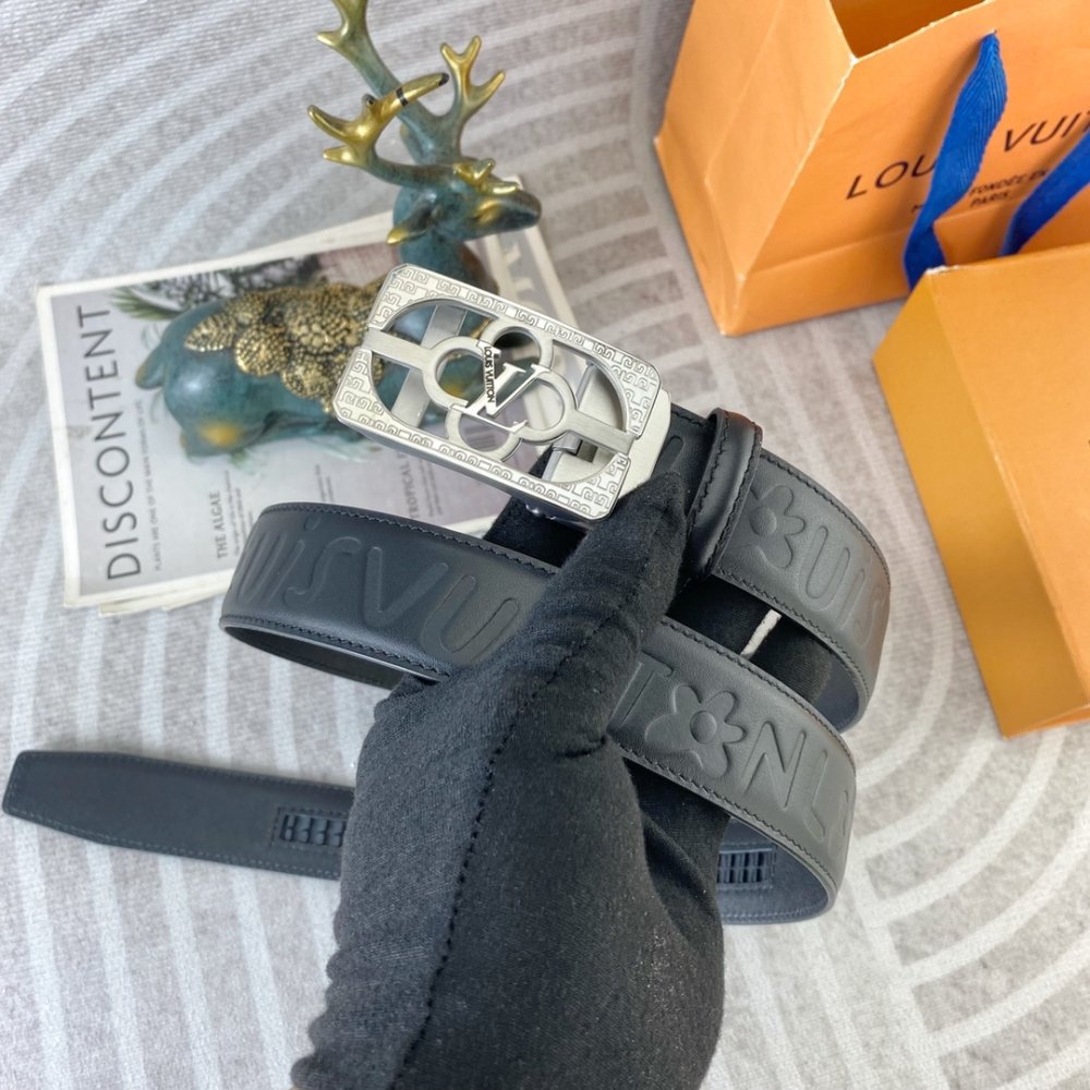 Ремень кожаный 35 мм фото 3