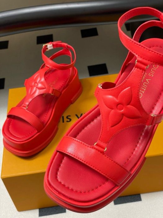 Sandals LV MAYA FLATFORM фото 5