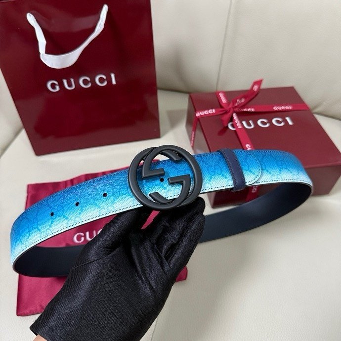 Belt leather 40 mm фото 4