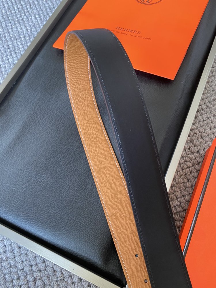 Belt leather 38 mm фото 5