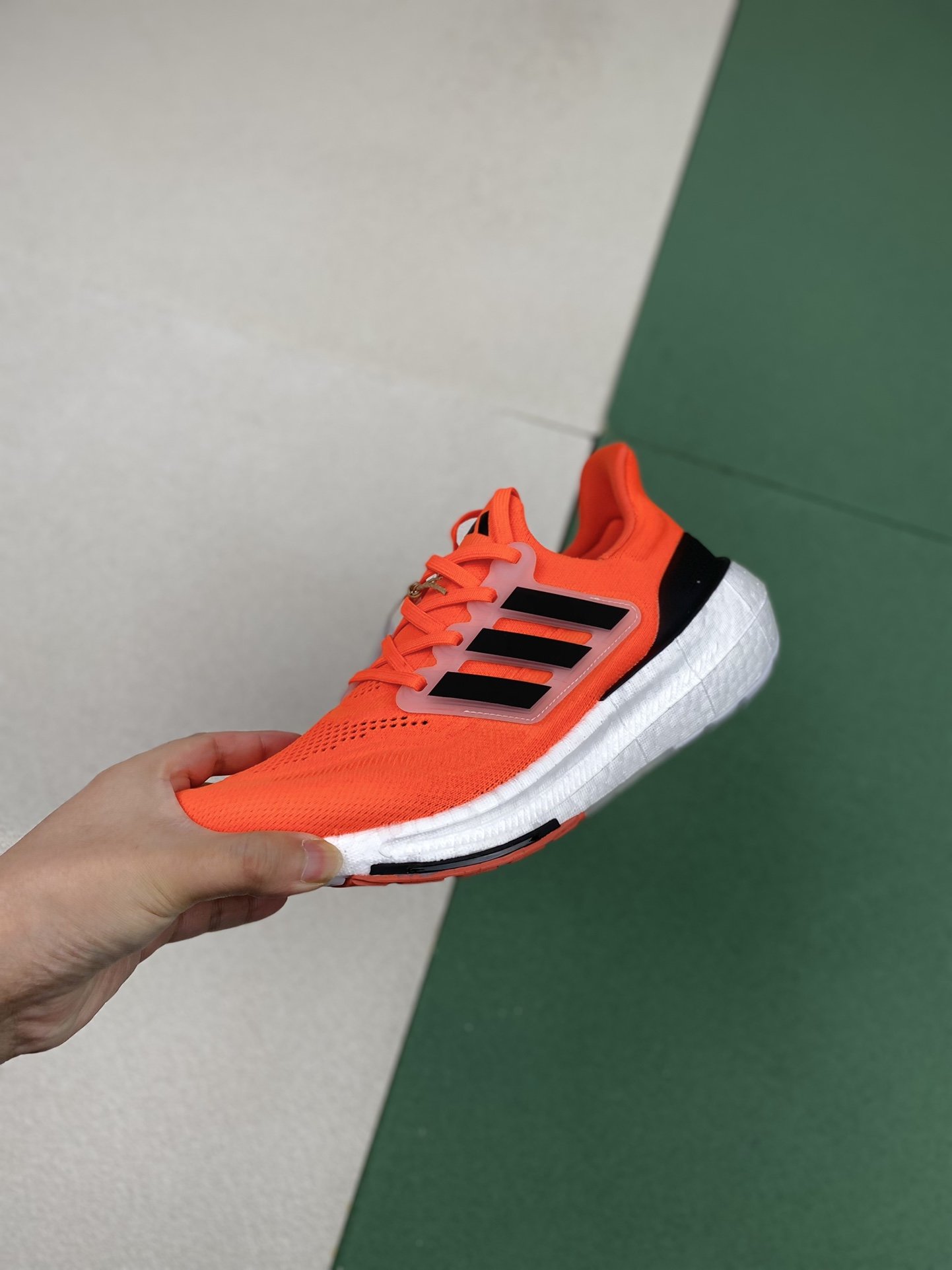 Кросівки Ultra Boost Light Solar Red Black White - HQ6341 фото 6