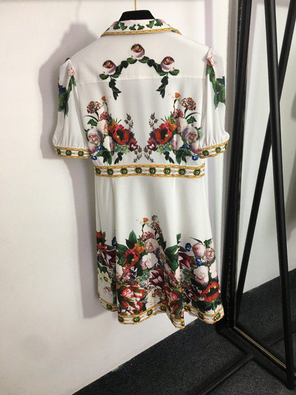 Платье с цветочным принтом фото 7