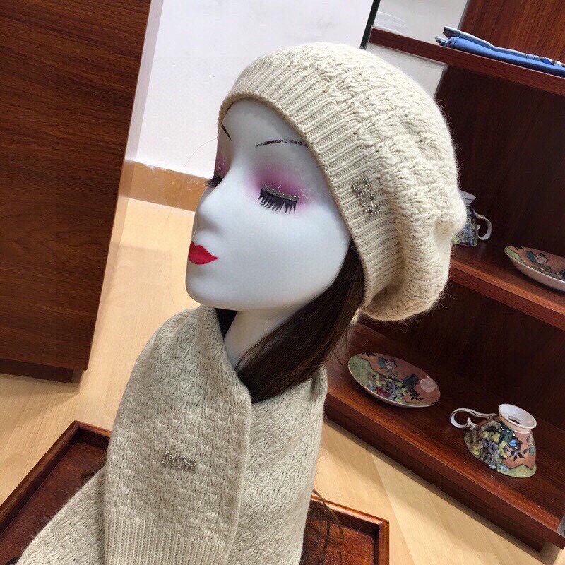 Set female a cap and scarf cashmere фото 9