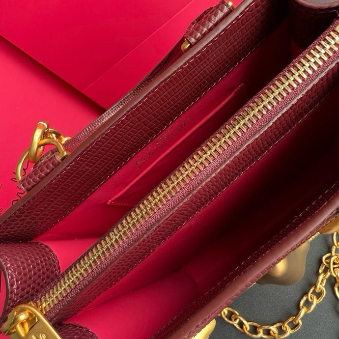 A bag leather women's 20 cm фото 7