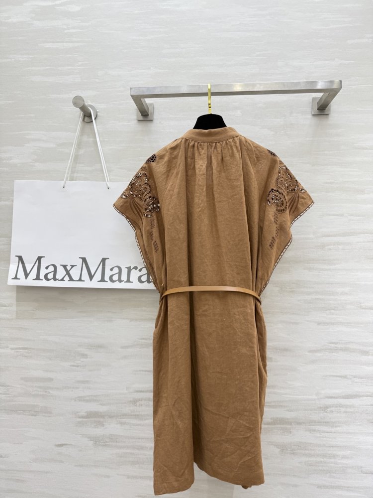 Роскошное льняное платье фото 8