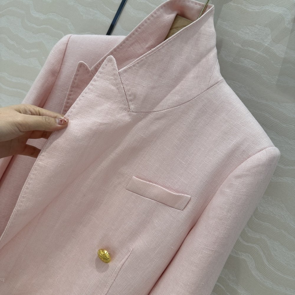 Пиджак льняной женский фото 3