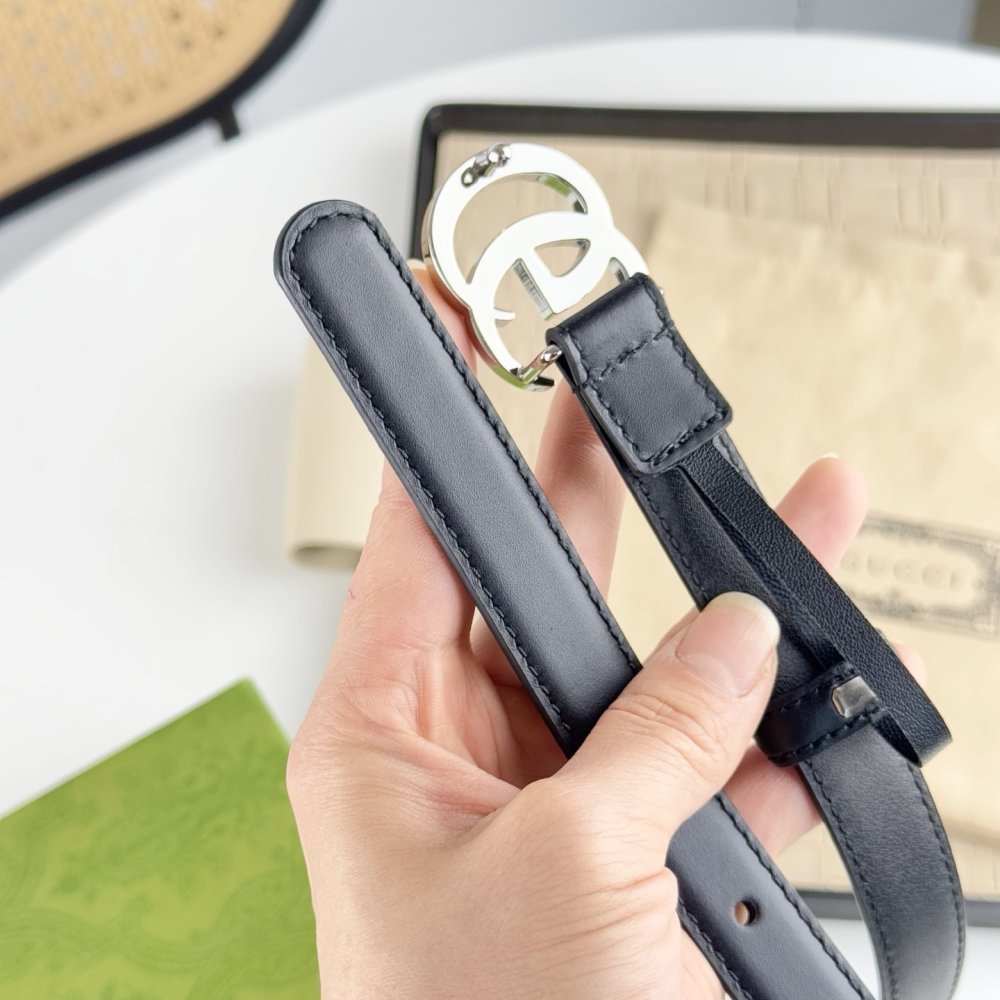 Belt leather 20 mm фото 4