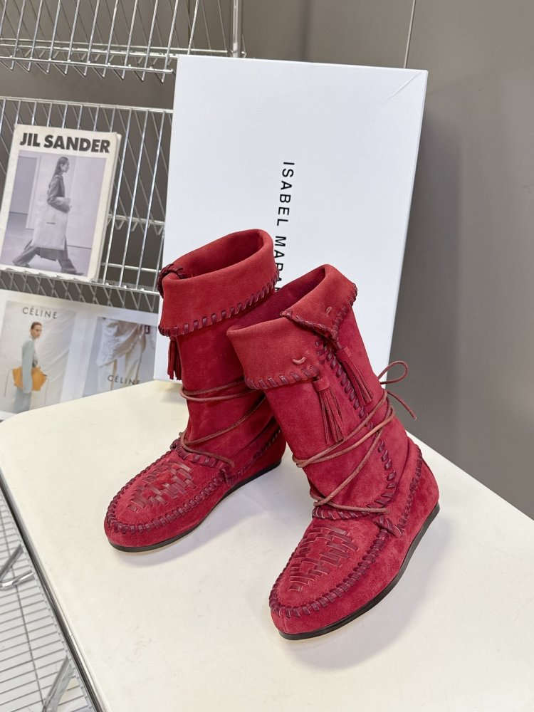 Boots leather women's фото 4