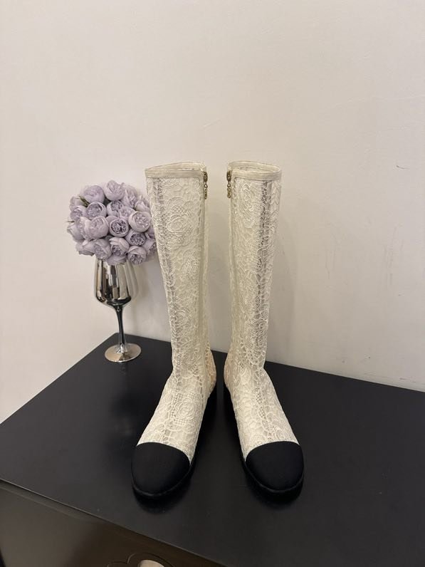 Сапоги женские кружевные фото 2