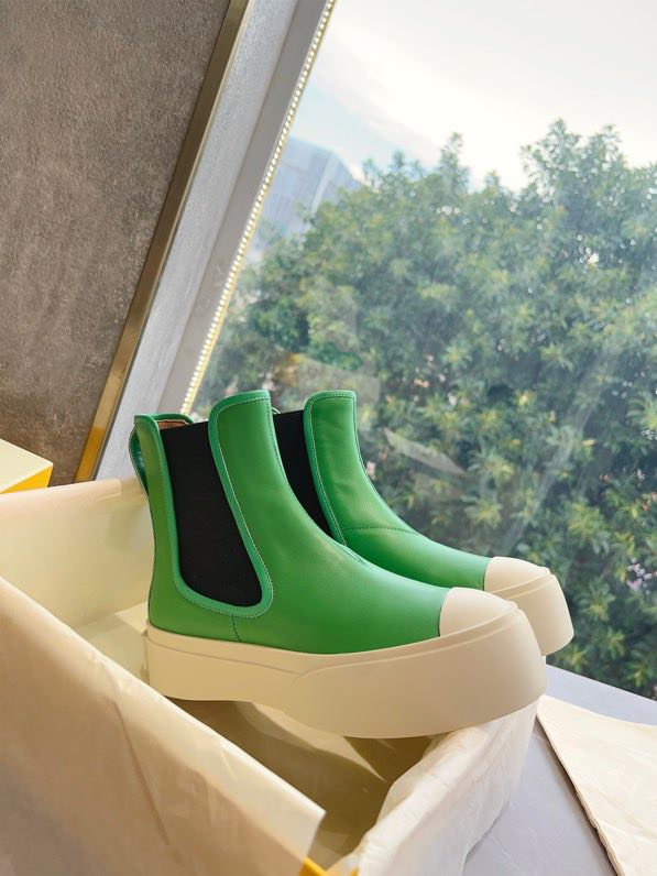 Ботинки женские зеленые фото 5