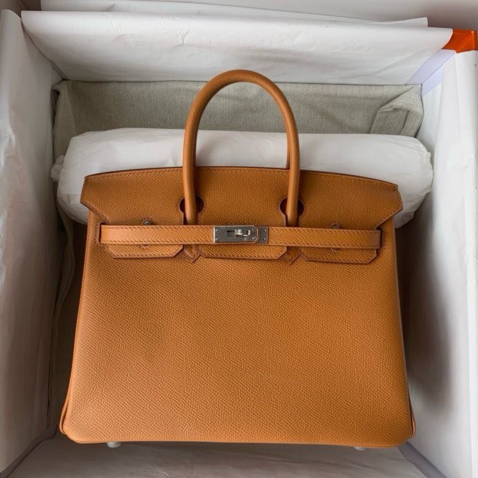 Сумка Birkin 25 см з шкіри Epsom