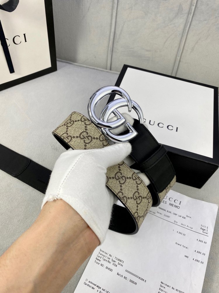 Belt leather 40 mm фото 7