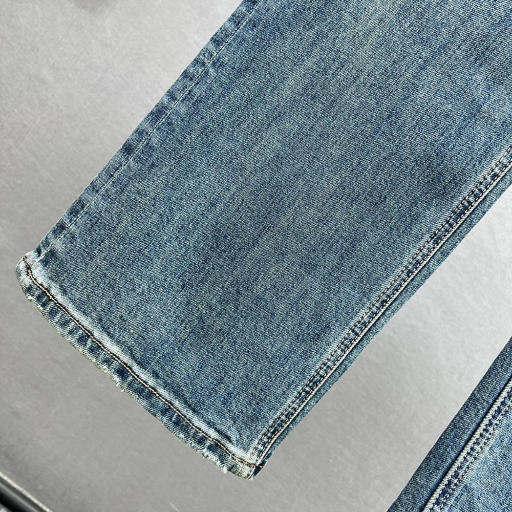 Женские модные широкие джинсы фото 3