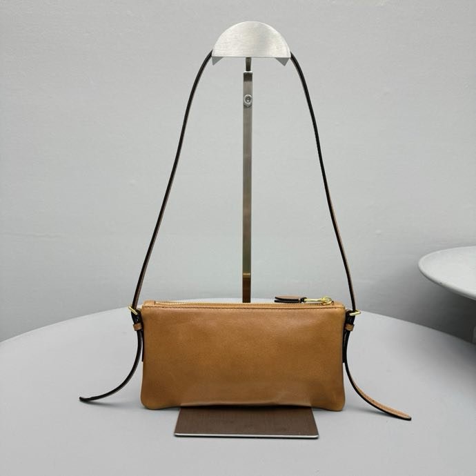 A bag leather women's 20 cm фото 3