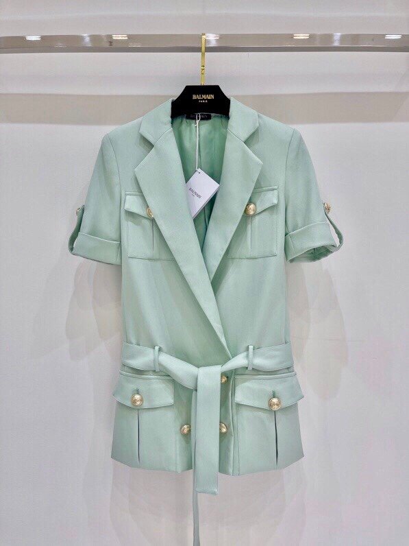 Dress a jacket turquoise