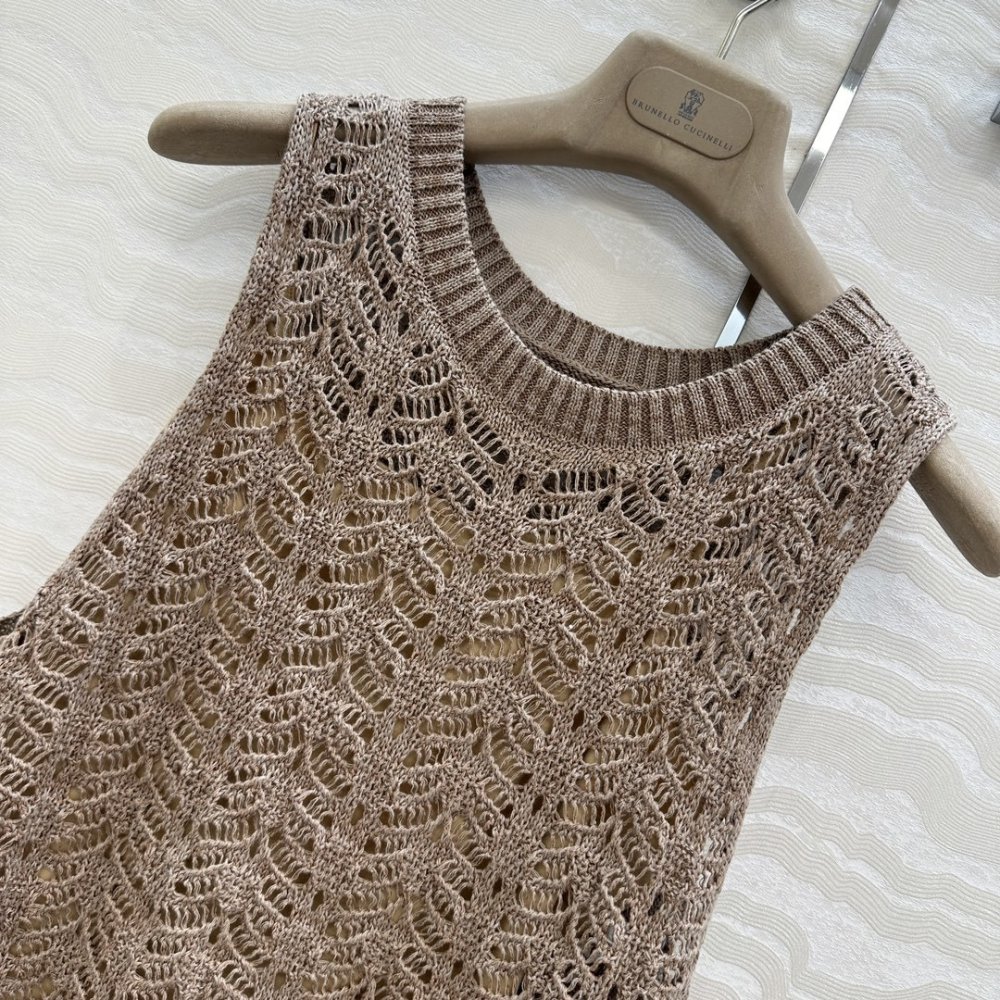 Майка вязаная женская фото 2