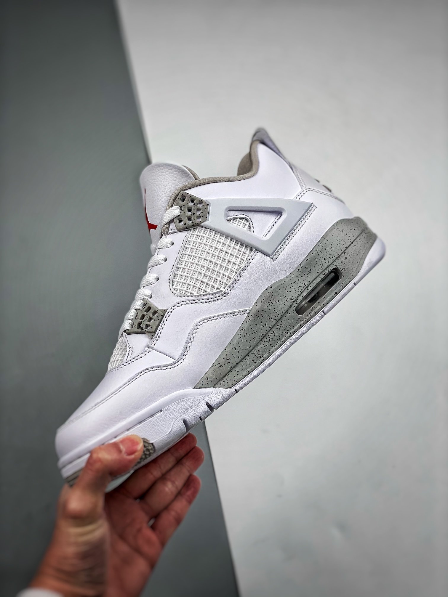 Кросівки Air Jordan 4 Retro Tech White фото 6