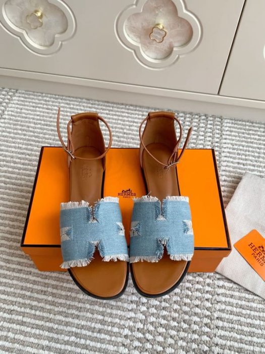 Босоножки Hermes Santorini