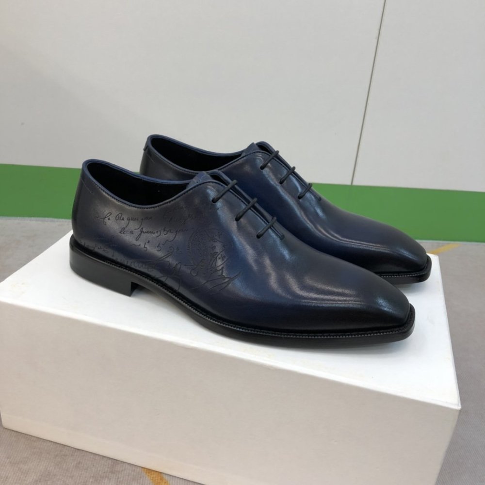 Leather men's shoes фото 3