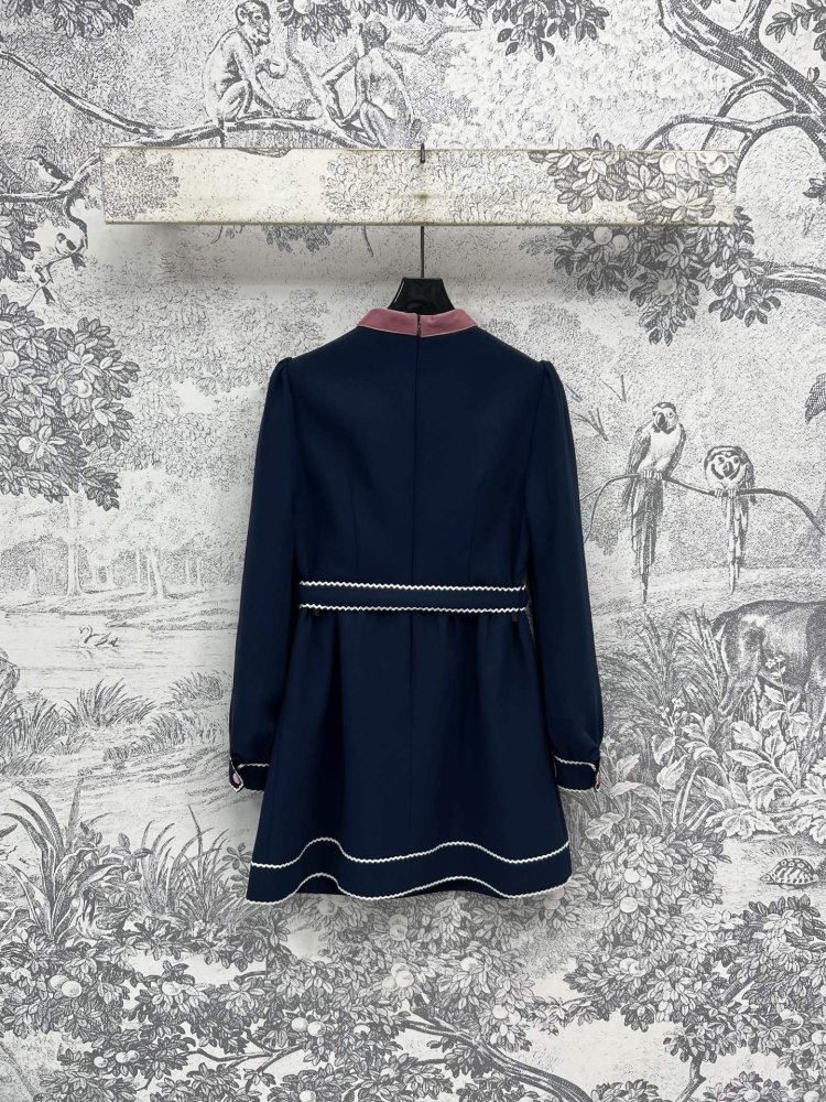 Плаття, Сукня з довгими рукавами і коміром бантом фото 7