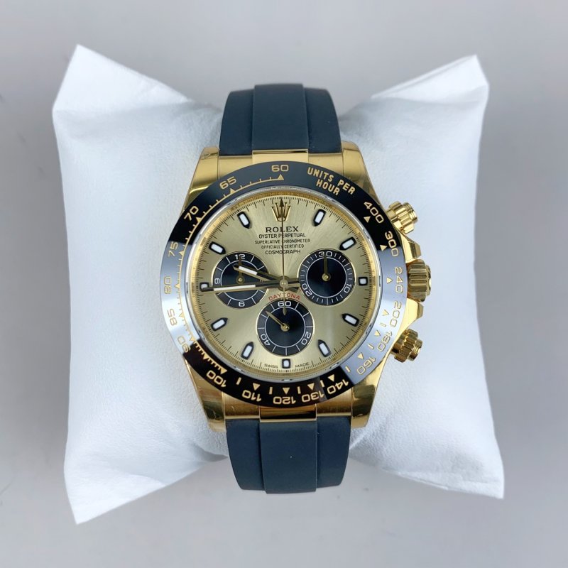 Clock Wrist mechanical 40 mm Rolex Daytona Cosmograph of yellow gold
