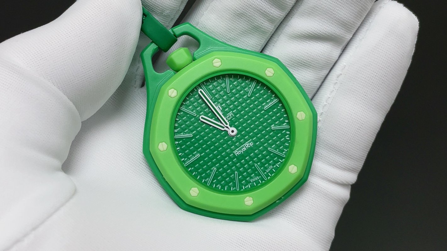 Часы Swatch x Audemars Piguet AP Bioceramic Royal Pop GREEN EIGHT