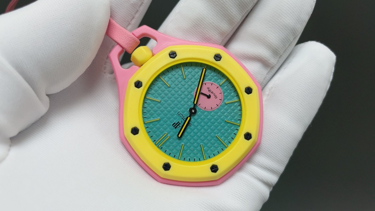 Часы Swatch x Audemars Piguet AP Bioceramic Royal Pop OTG ROZ