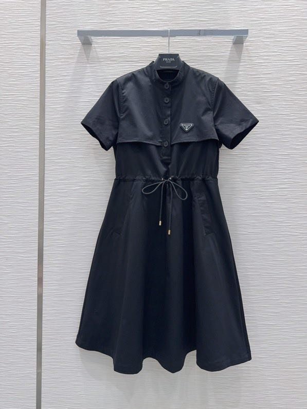 Black spring summer dress