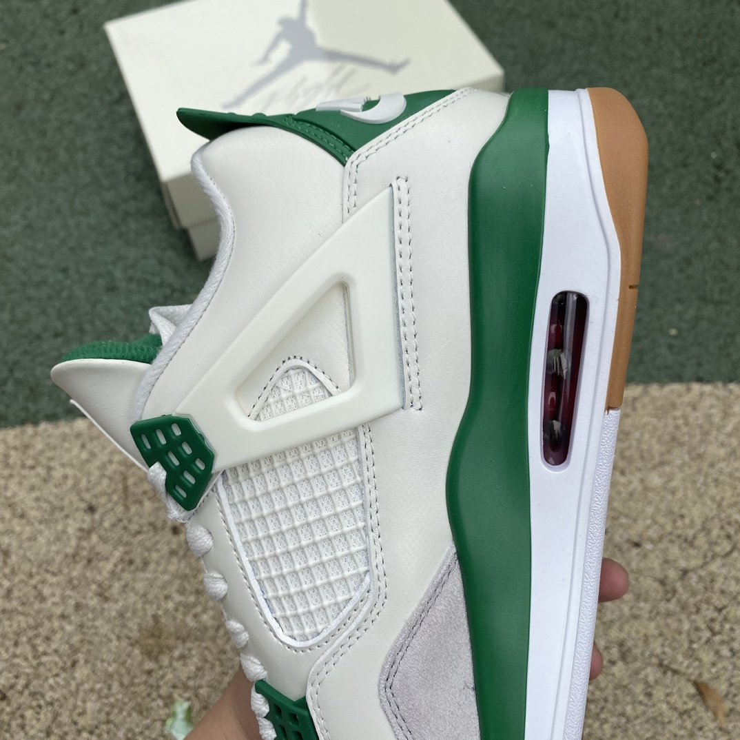 Кроссовки Air Jordan 4 SB Green DR5415-103 фото 5