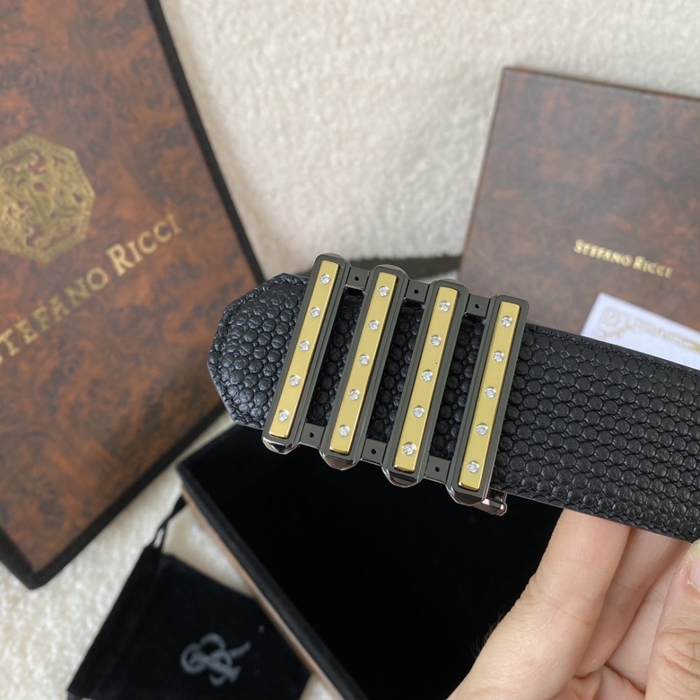 Ремень кожаный 38 мм фото 8