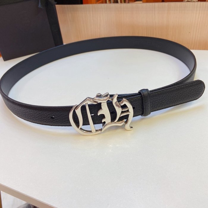 Belt leather 3 cm