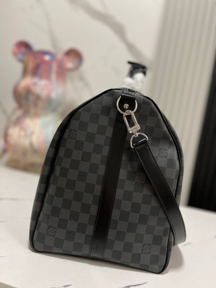 Сумка Keepall Bandoulière 55 Damier Graphite Canvas N41413 фото 3