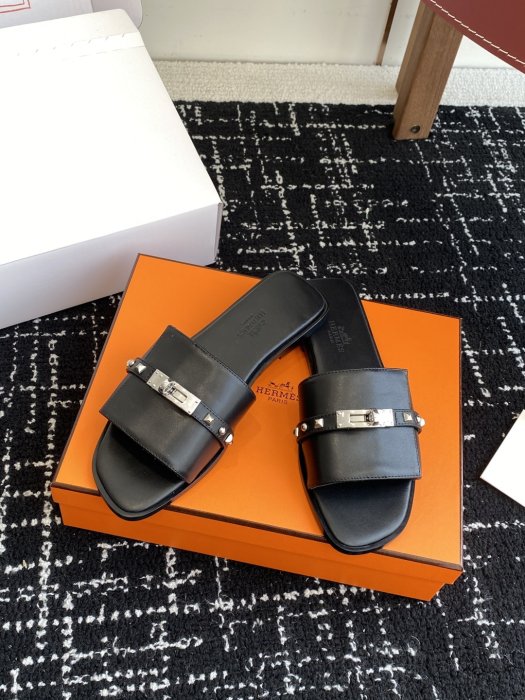 Шлепанцы женские Hermes Kelly фото 5