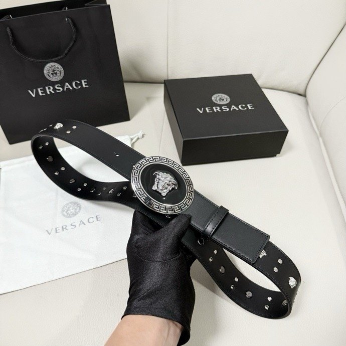 Belt leather 40 mm фото 4