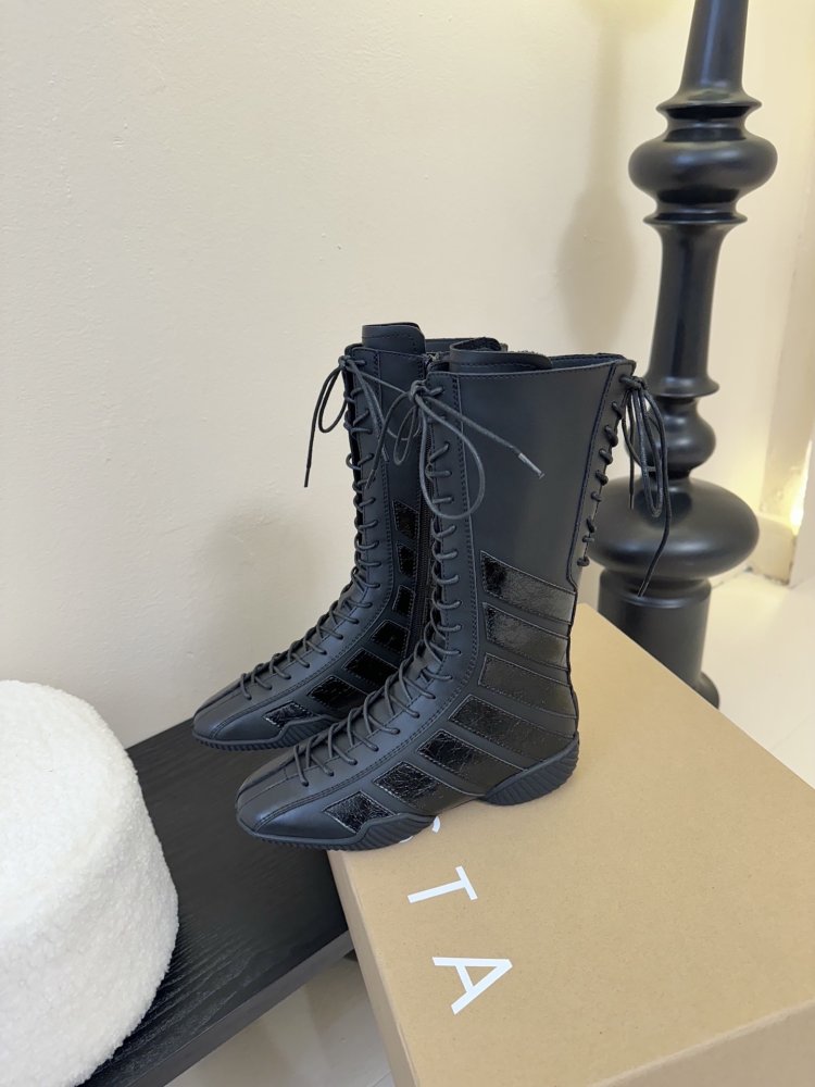 Чоботи жіночі на шнурівці фото 5