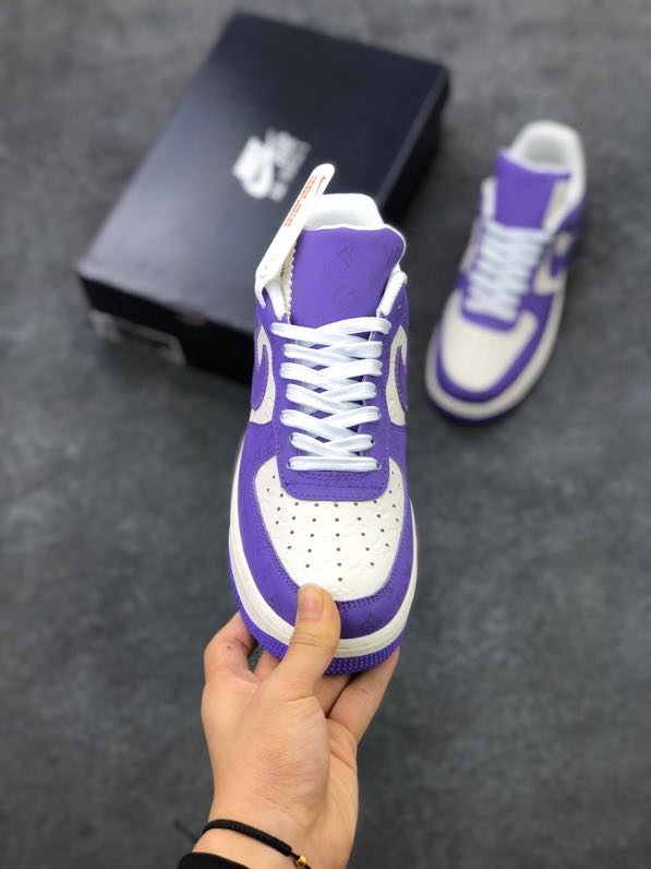 Кроссовки  Air Force 1 White Violet DM0970-101 фото 2