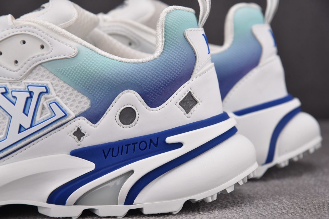 Кроссовки LOUIS VUITTON Runner Tatic White Blue фото 13