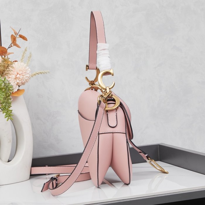 Сумка кожаная женская Dior Saddle 24 см фото 2