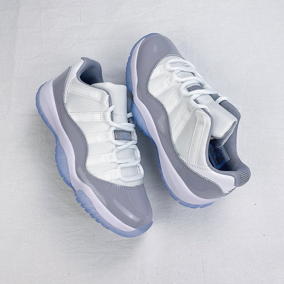 Кроссовки Air Jordan AJ11 Low Cement Grey AV2187-140 фото 2