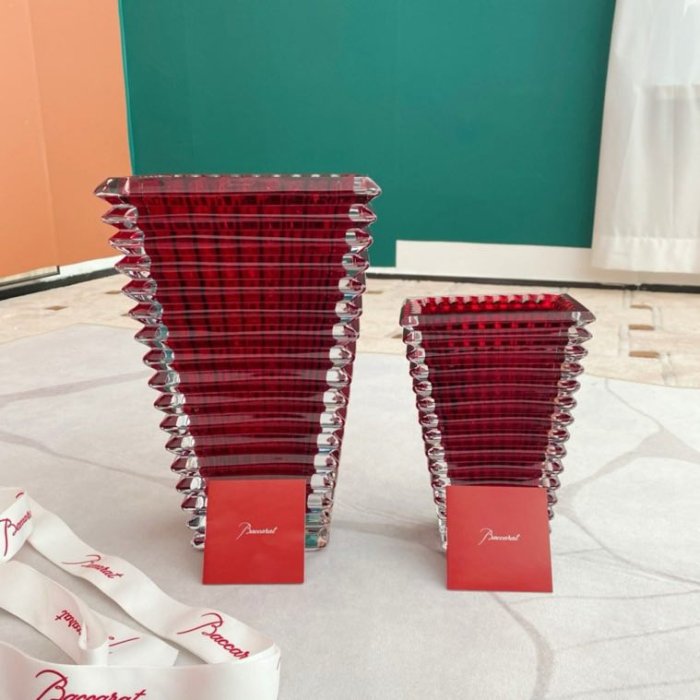 Ваза хрустальная для цветов Бакарат Baccarat Eye Collection 30 см и 20 см