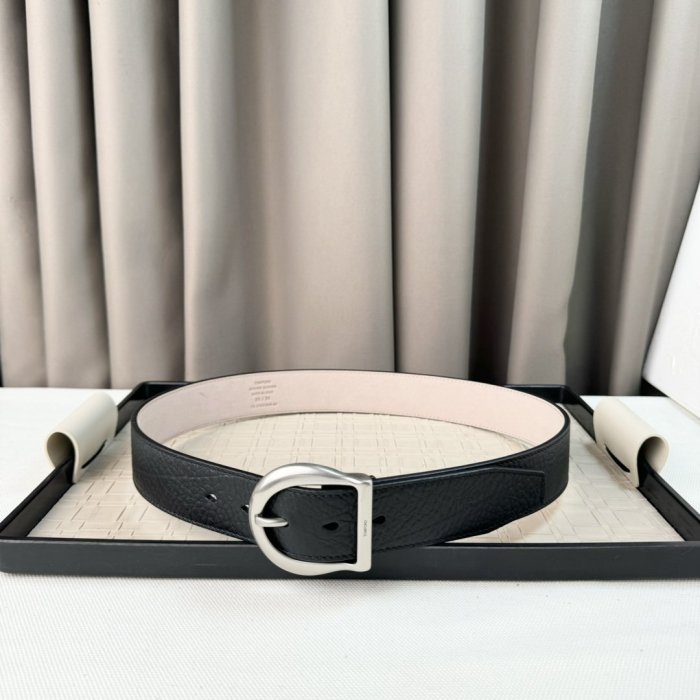 Belt leather female 2 cm