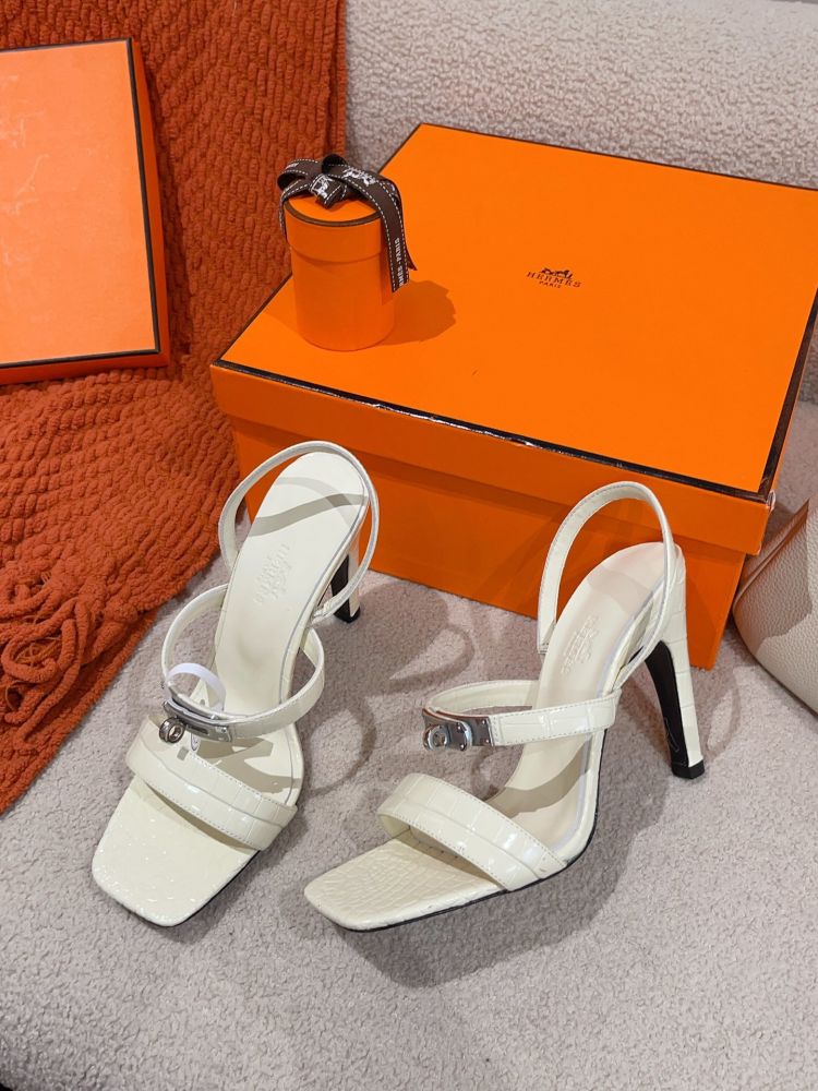 Босоножки Hermes Glamour на каблуке 9.5 см фото 2