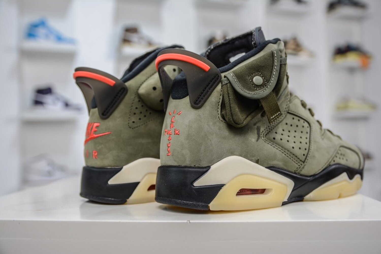 Кроссовки Air Jordan 6 AJ6 Retro Travis Scott - CN1084-200 фото 6