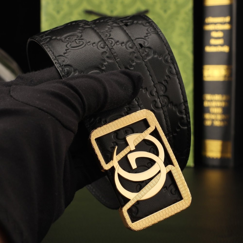 Belt leather 40 mm фото 4