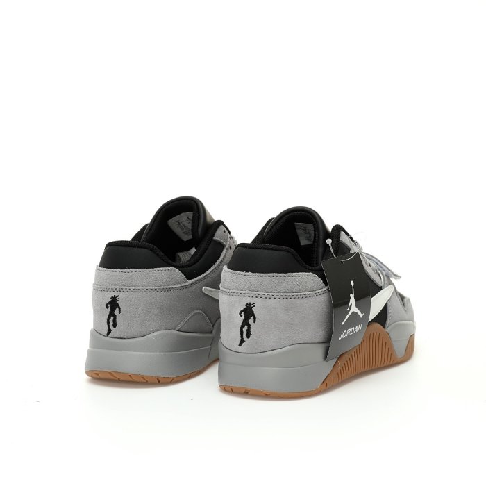 Кросівки Travis Scott X Nike Jordan Cut The Check Grey Black фото 7