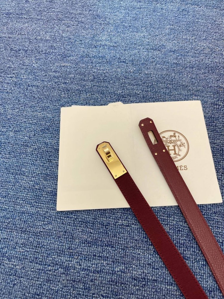 Belt leather 20 mm фото 4