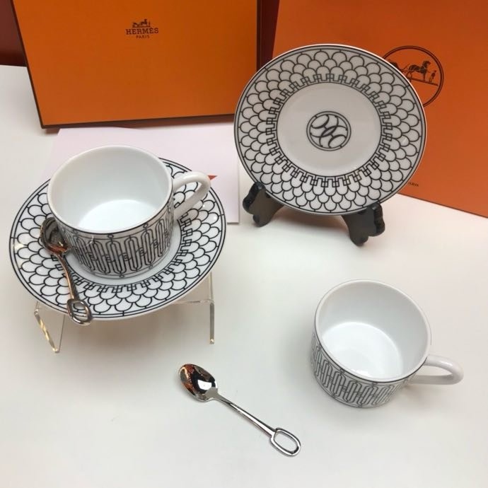 Набор посуды из костяного фарфора серии Hermes H-DECO фото 4
