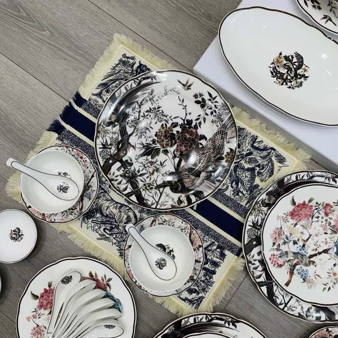 Set crockery of костаного porcelain series Winter garden, 41 subject фото 3