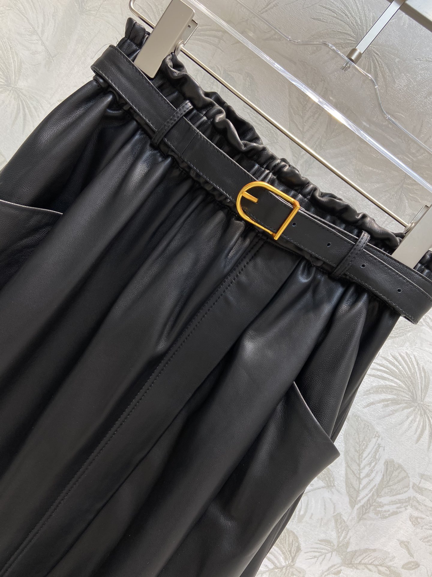 Skirt leather фото 2